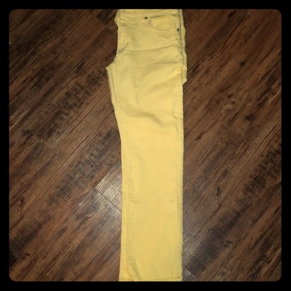 Canary Yellow Rue 21 Skinny Jeans